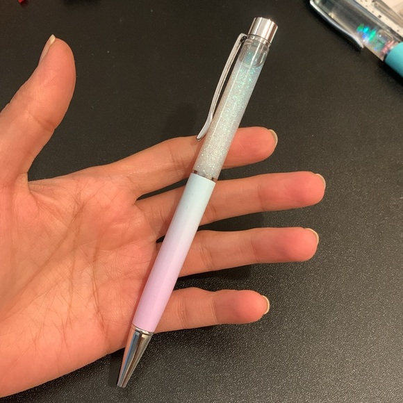 Novelty Ball Point Pen Black Ink ~ Pick Your Sparkle - Picture 7 of 10